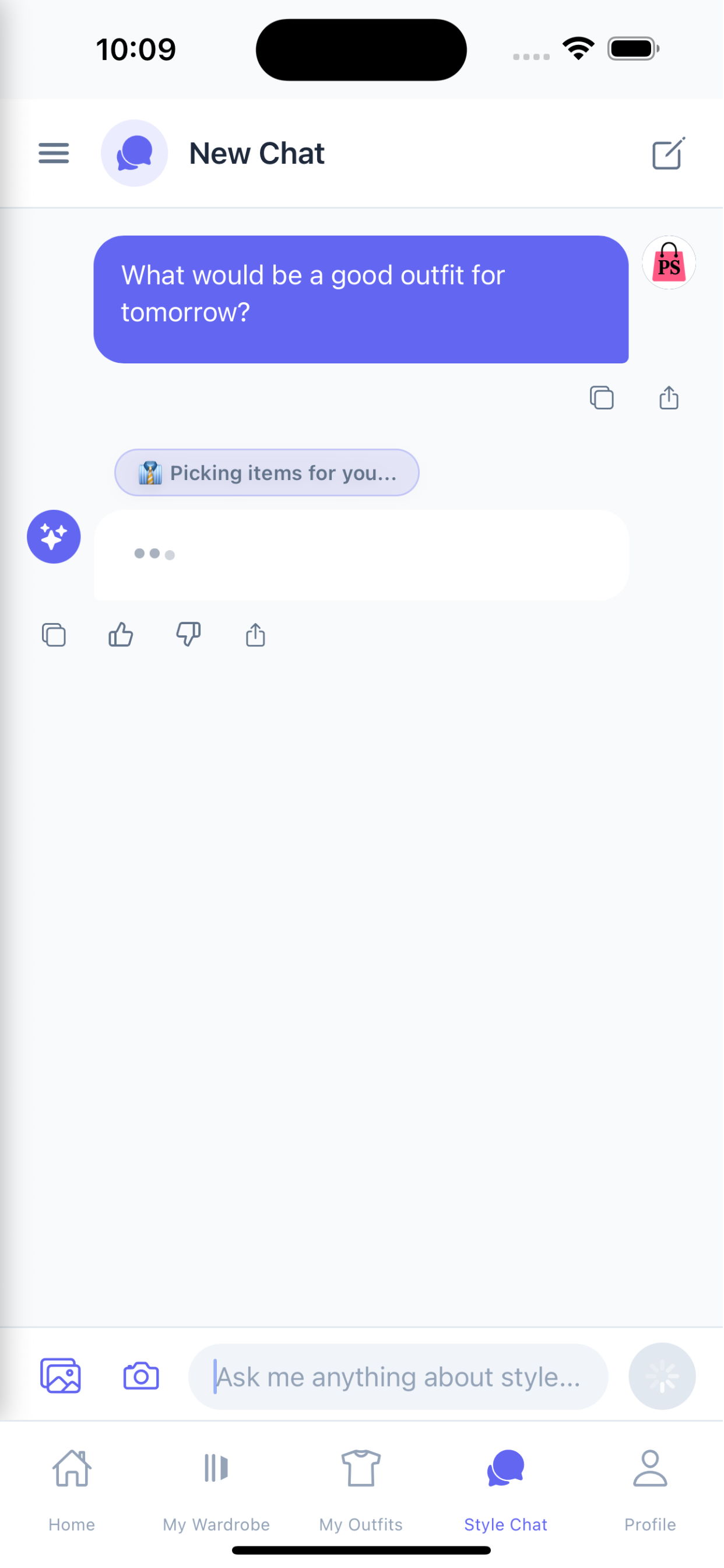 StyleChat asking question